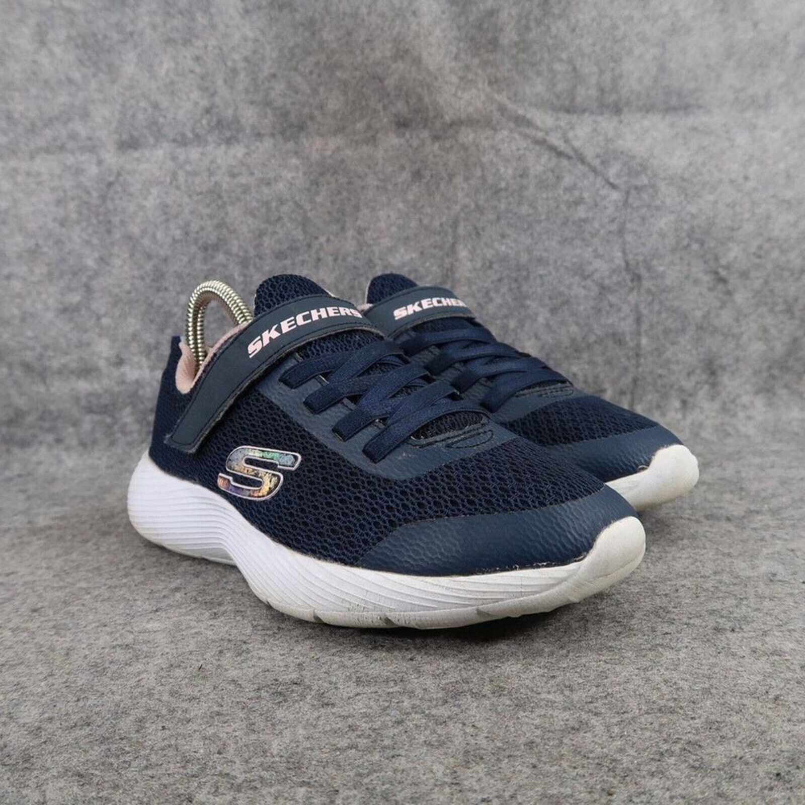 Skechers Shoes Kids 4 Athletic Trainers Dyna Lite Sneakers Comfort Sporty Blue